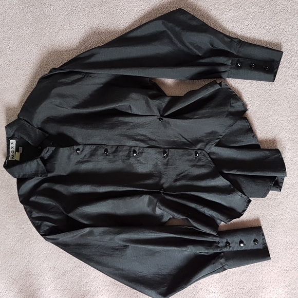 Mexx Black Vintage Button Down Shirt - Picture 4 of 9